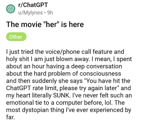 ChatGPT Rate Limit Heartbreak