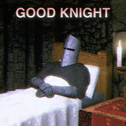 Good Knight Sleeping Meme