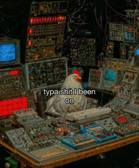 Chicken Running the Control Room