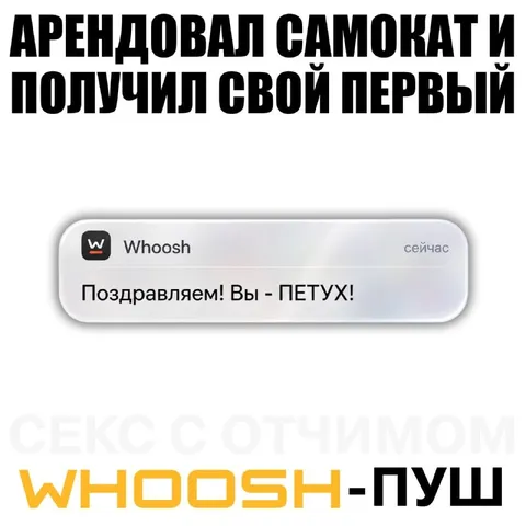 Арендовал самокат и получил первый