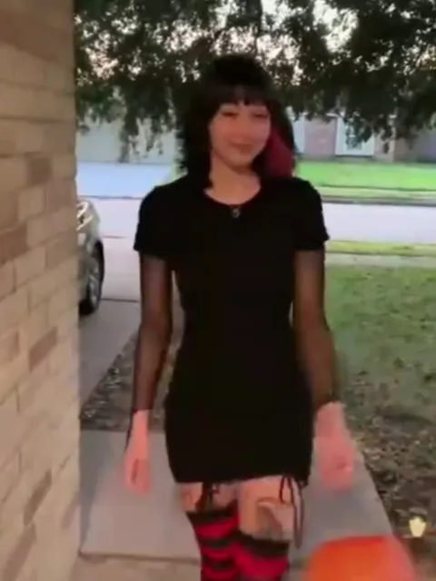 Trick or Treat Leg Prank