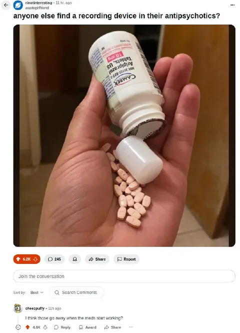 Recording Device in Antipsychotics