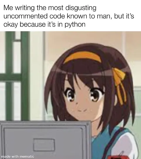Python Makes Bad Code Okay