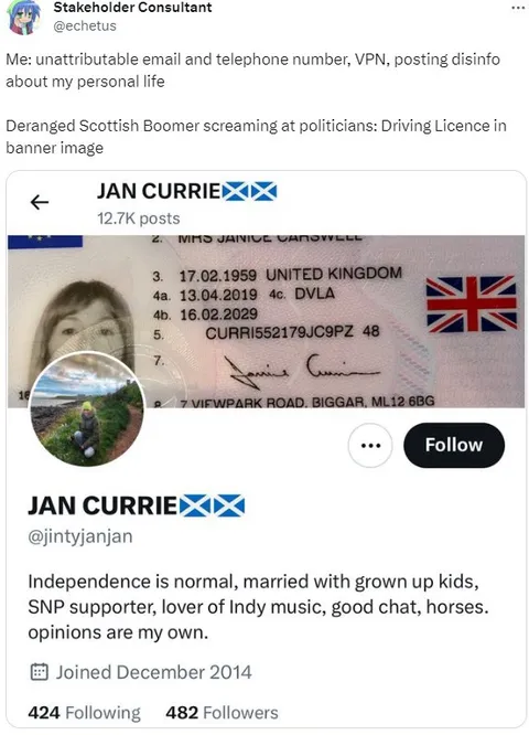 Scottish Boomer Privacy Panic