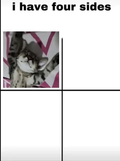 I Have Four Sides Meme