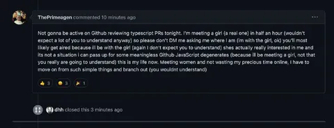 Not Meeting a Girl Tonight
