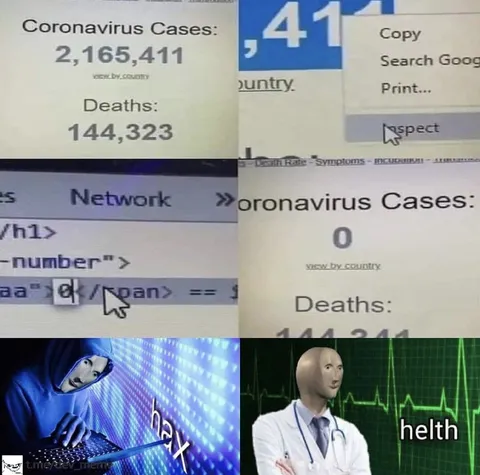 Hacker Deletes Coronavirus Cases