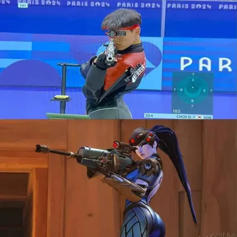 Olympic Shooter Looks Like Widowmaker