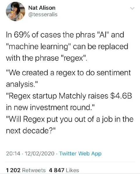 Regex Replaces AI Hype