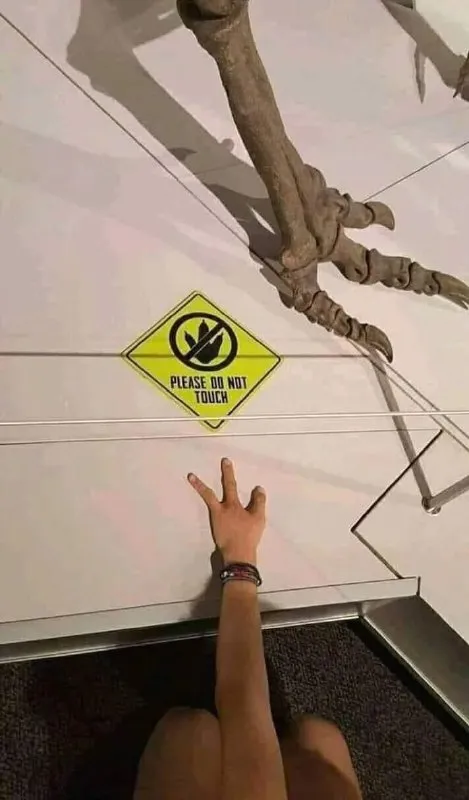 Please Do Not Touch Sign