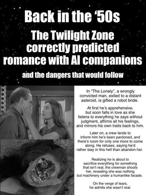 Twilight Zone AI Bride Warning