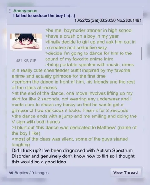 Failed Anime Dance Seduction