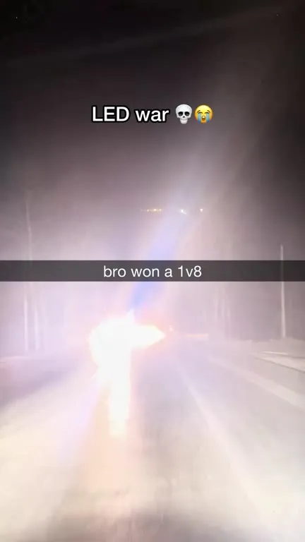LED War Bro Won a 1v8