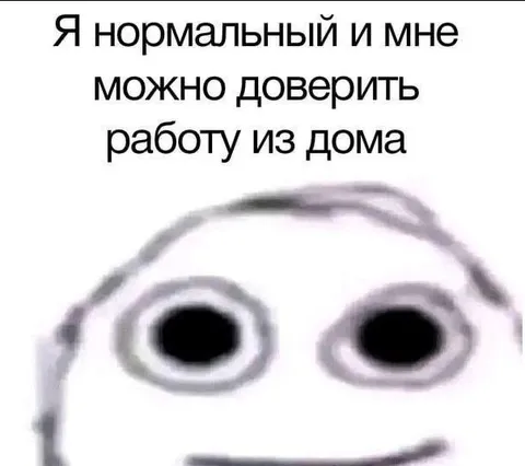 Мне можно доверить работу из дома