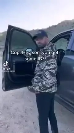 Good Citizen Shows His ID