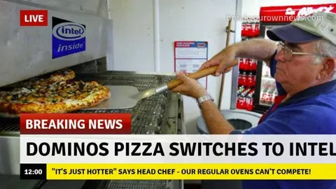 Domino's Pizza Switches to Intel