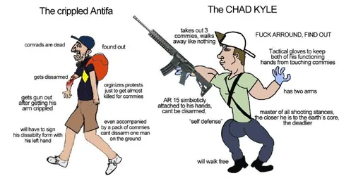 The Crippled Antifa vs Chad Kyle