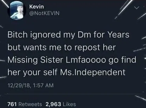 Ignored My DM, Needs a Repost