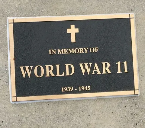 World War 11 Memorial Typo