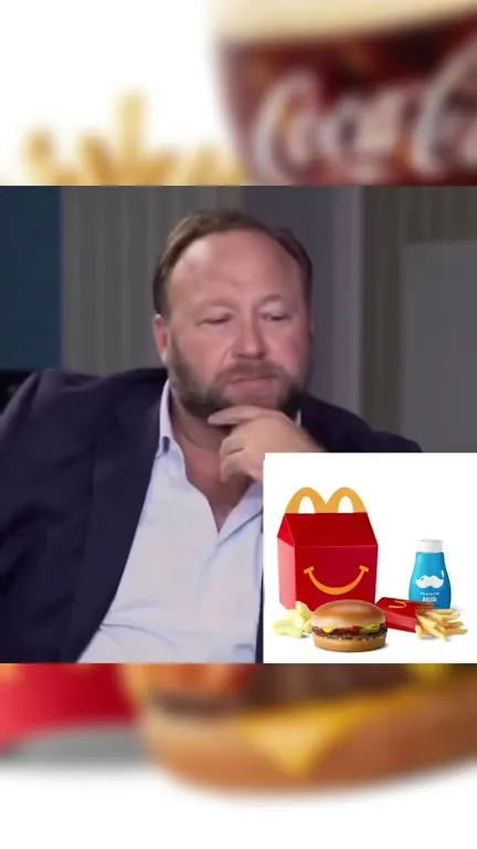 Man Contemplates Fast Food