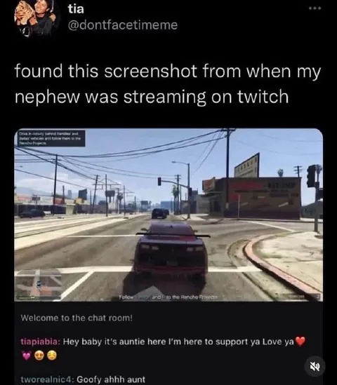 Auntie Supports Her Nephew