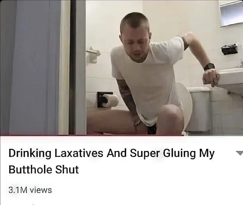 Drinking Laxatives and Super Glue