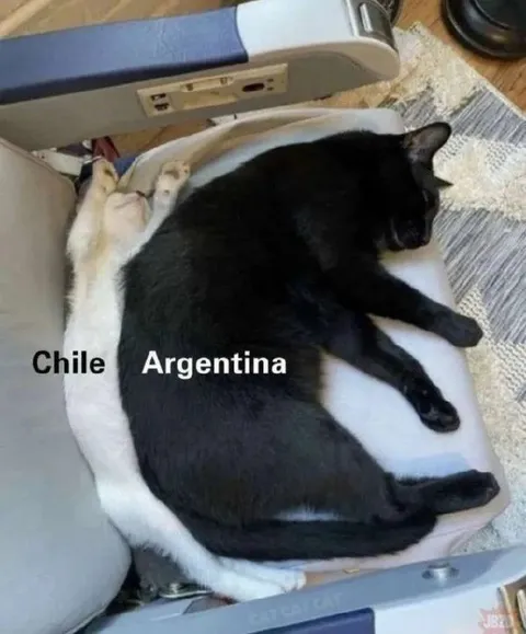 Chile and Argentina Sharing a Bed