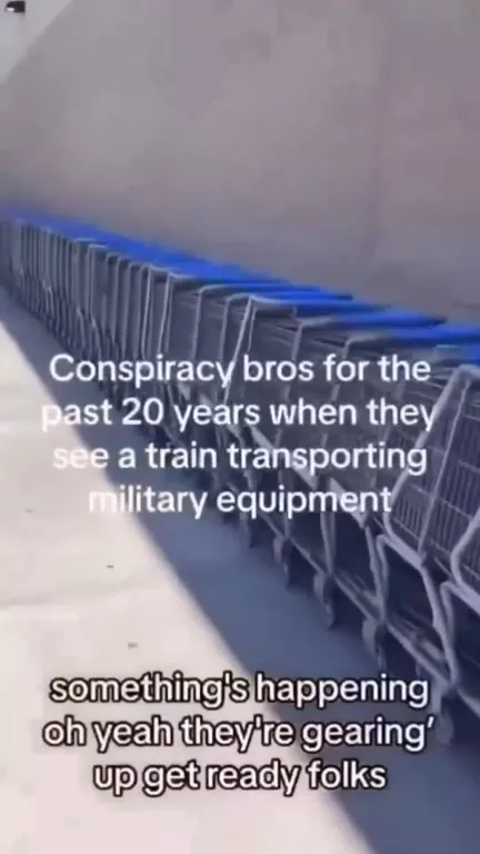 Conspiracy Bros See Shopping Carts