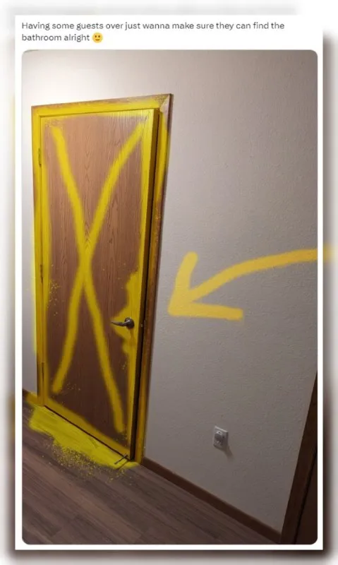 Guests Can Find the Bathroom