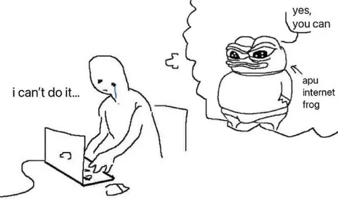 Apu Internet Frog Encouragement