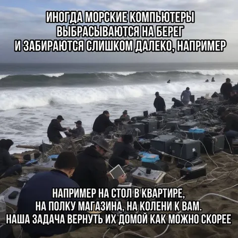 Морские компьютеры возвращаются домой