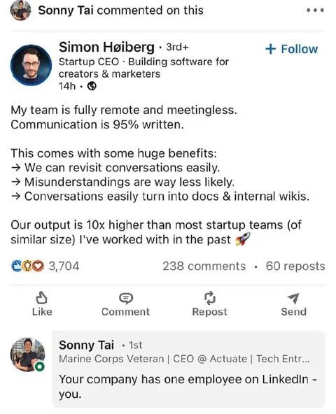 Your Company Has One Employee