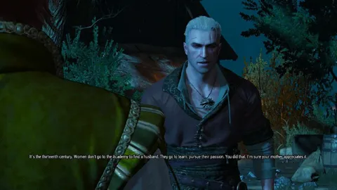 Geralt Defends Women's Education