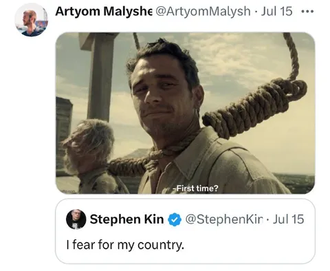 I Fear for My Country