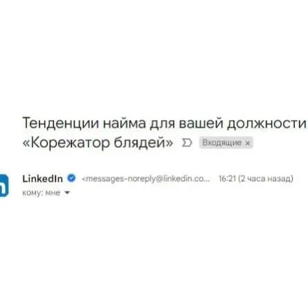 Корежатор блядей в LinkedIn