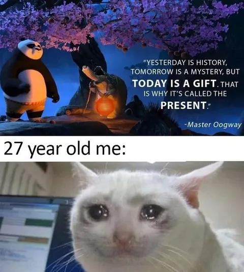 27 Year Old Me Crying