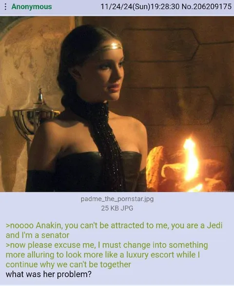 Padmé Explains Why They Can't Be Together