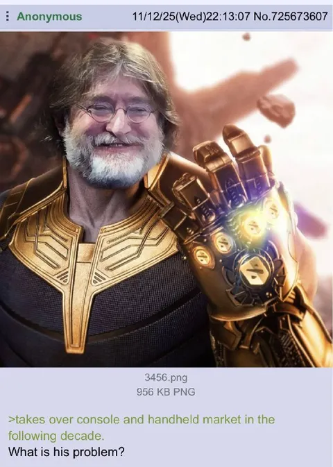 Gabe Newell Thanos Problem