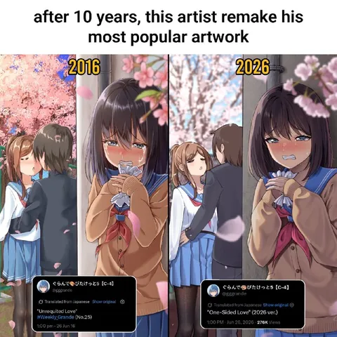 Artist Remakes Unrequited Love