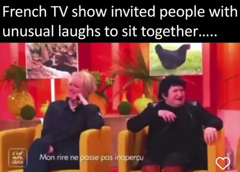 Le rire impossible à ignorer