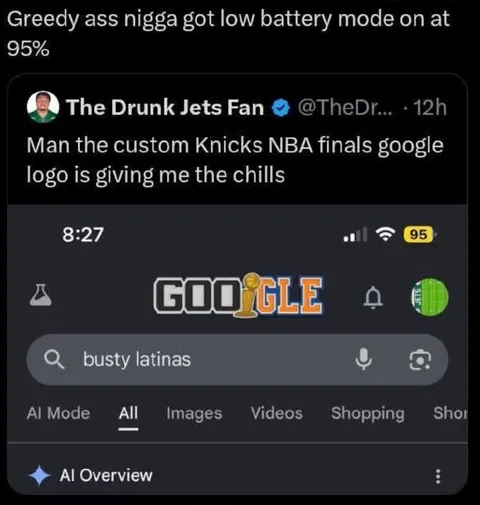 Low Battery Mode at 95%