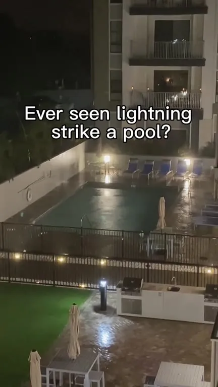 Lightning Strikes a Pool