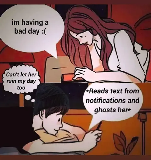 Ghosting Her Notifications