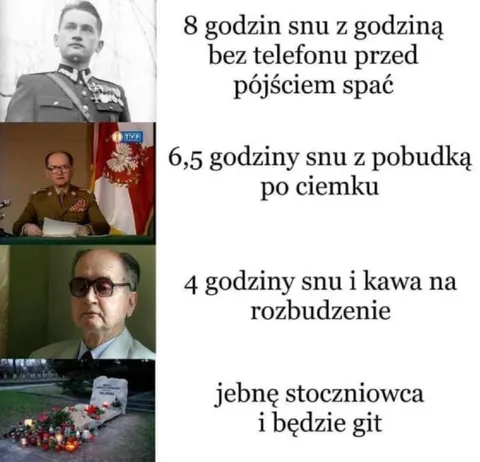 Jaruzelski i sposób na sen