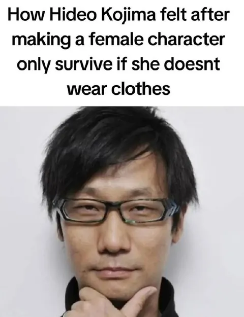 Hideo Kojima Makes Female Characters Nude