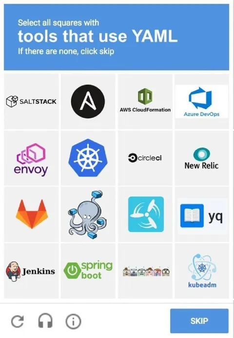 Select YAML Tools CAPTCHA