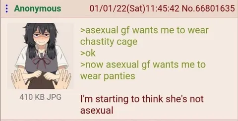 Asexual Girlfriend Wants Panties