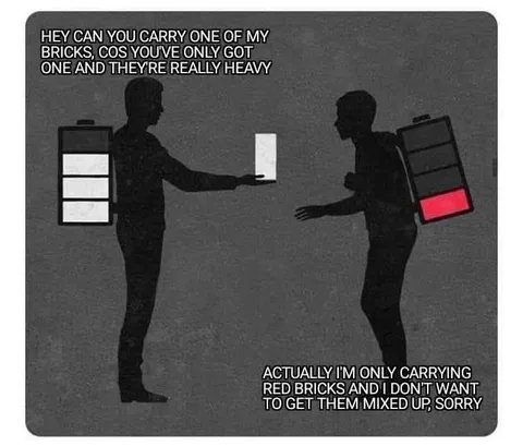 Only Carrying Red Bricks