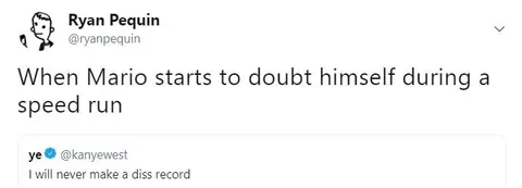 Mario Doubts Himself During Speedrun