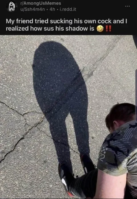 Sus Shadow Caught in the Act
